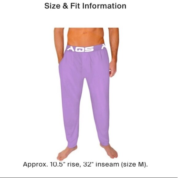 Aqs Unisex Loungewear Pants Size M - Picture 9 of 10